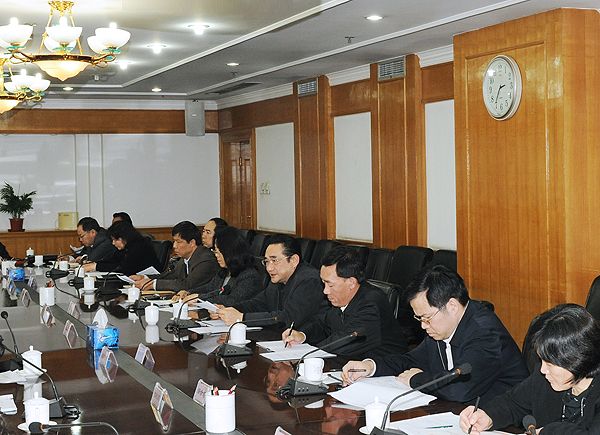 廖晓军副部长主持召开财政部机关党委全委会