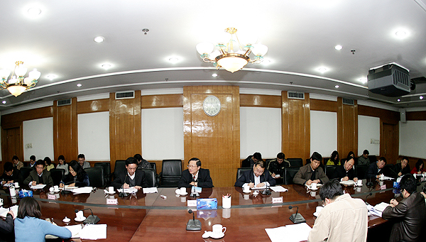 谢旭人部长、胡静林部长助理参加财政部办公厅