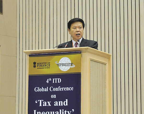 王军出席第四届国际税收对话机制全球大会
